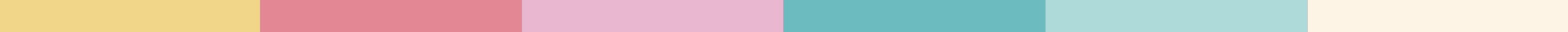 Farbpalette für Vinion Secco mit Gelb, Rosé, Rosa, Türkis, Mint und Cremetönen.